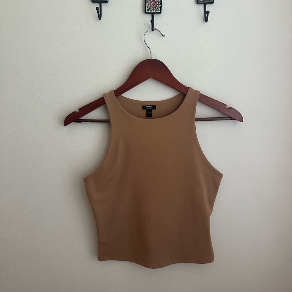 Express Tan Tank Top Body Contour